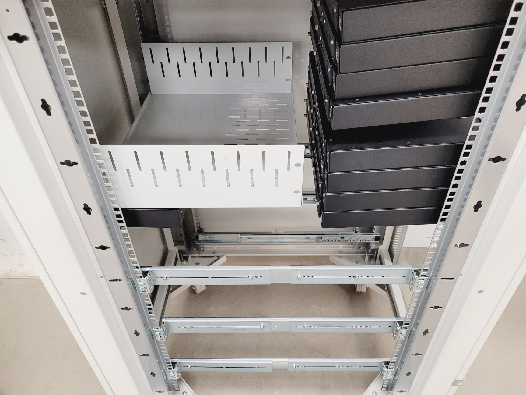 Sound Engineer Rack System Sound Engineering Rack with Mixing Modules TDT Tucker Davies ...