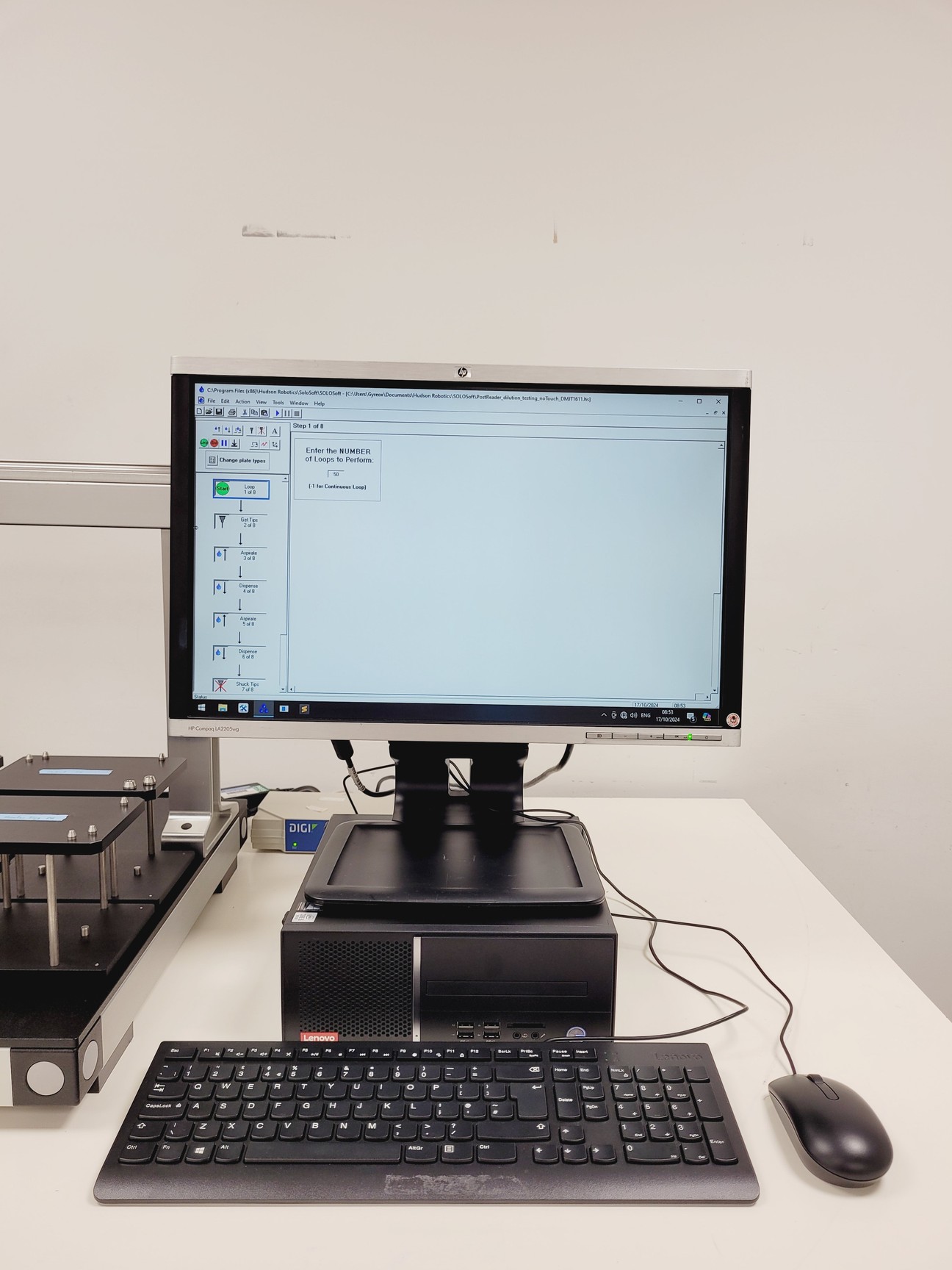 Image of Hudson Solo SOL9 Automated Liquid Handler System w/ Software Lab