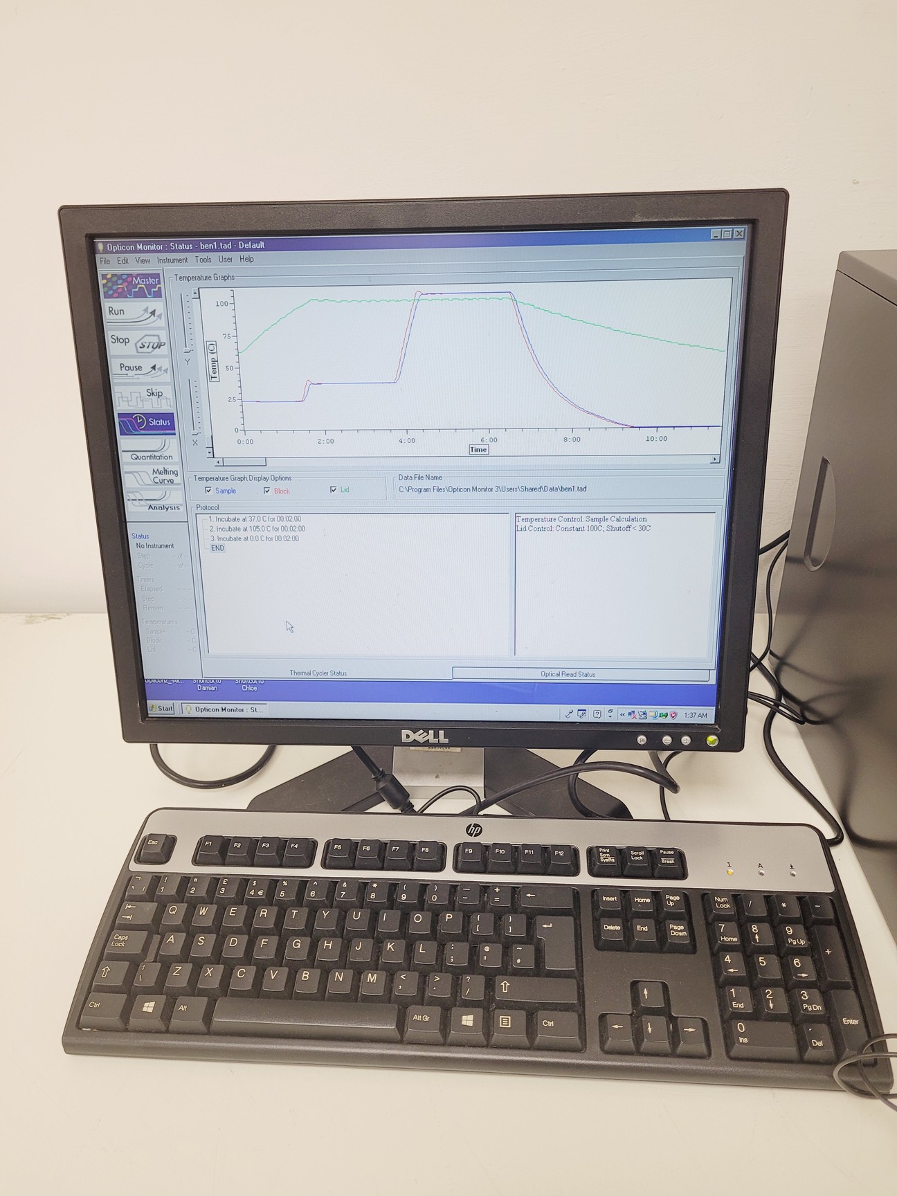 Image of MJ Research DNA Engine Opticon 2 CFD-3220 System w/ Software Lab