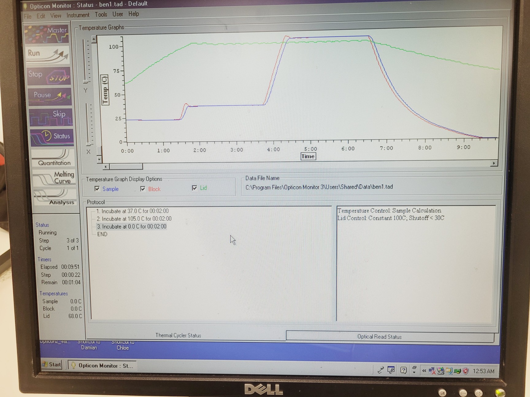 Image of MJ Research DNA Engine Opticon 2 CFD-3220 System w/ Software Lab