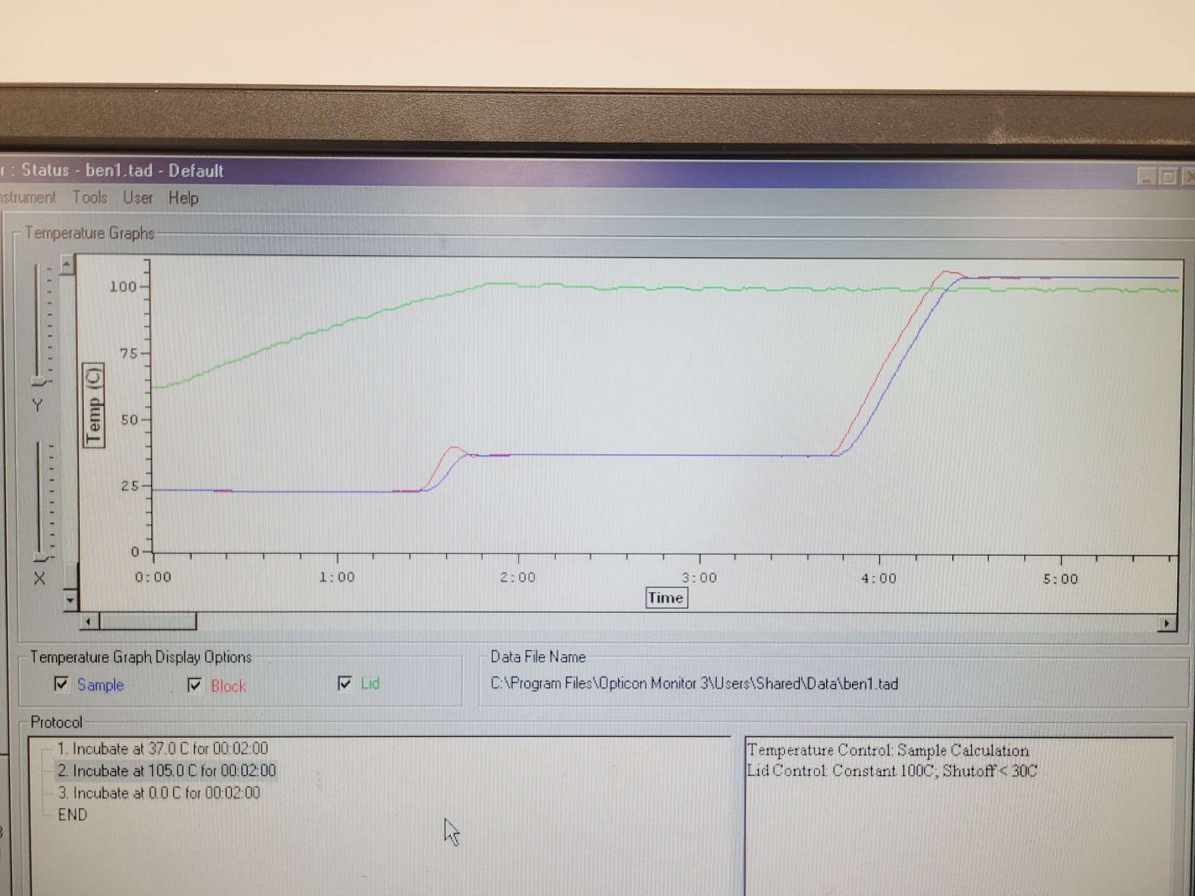 Image of MJ Research DNA Engine Opticon 2 CFD-3220 System w/ Software Lab