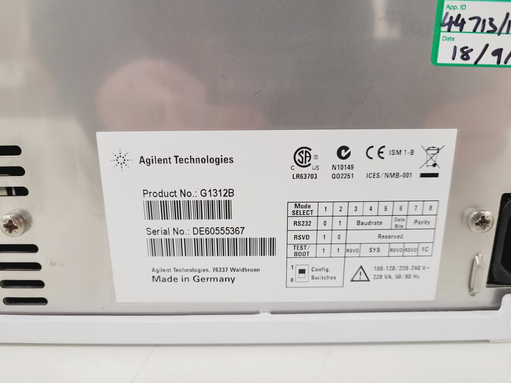 Image of Agilent 1200 Series, Binary Pump G1312B Lab