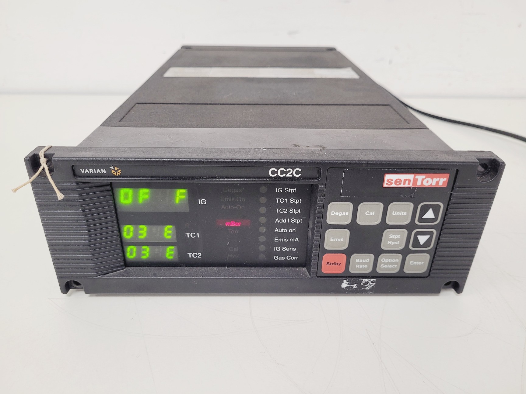 Image of Varian CC2C Module Model Sentorr Vacuum Gauge Controller Lab