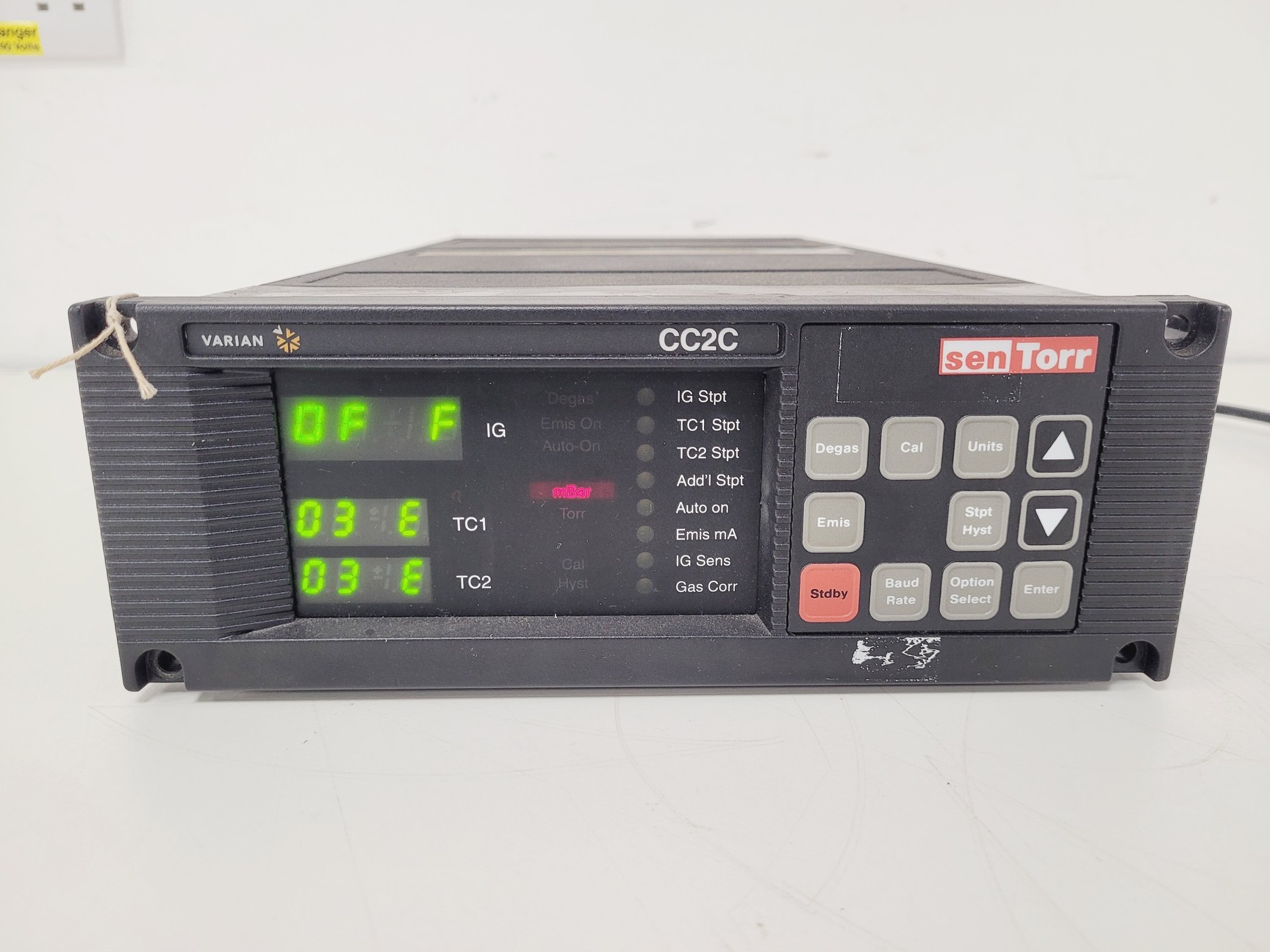 Image of Varian CC2C Module Model Sentorr Vacuum Gauge Controller Lab