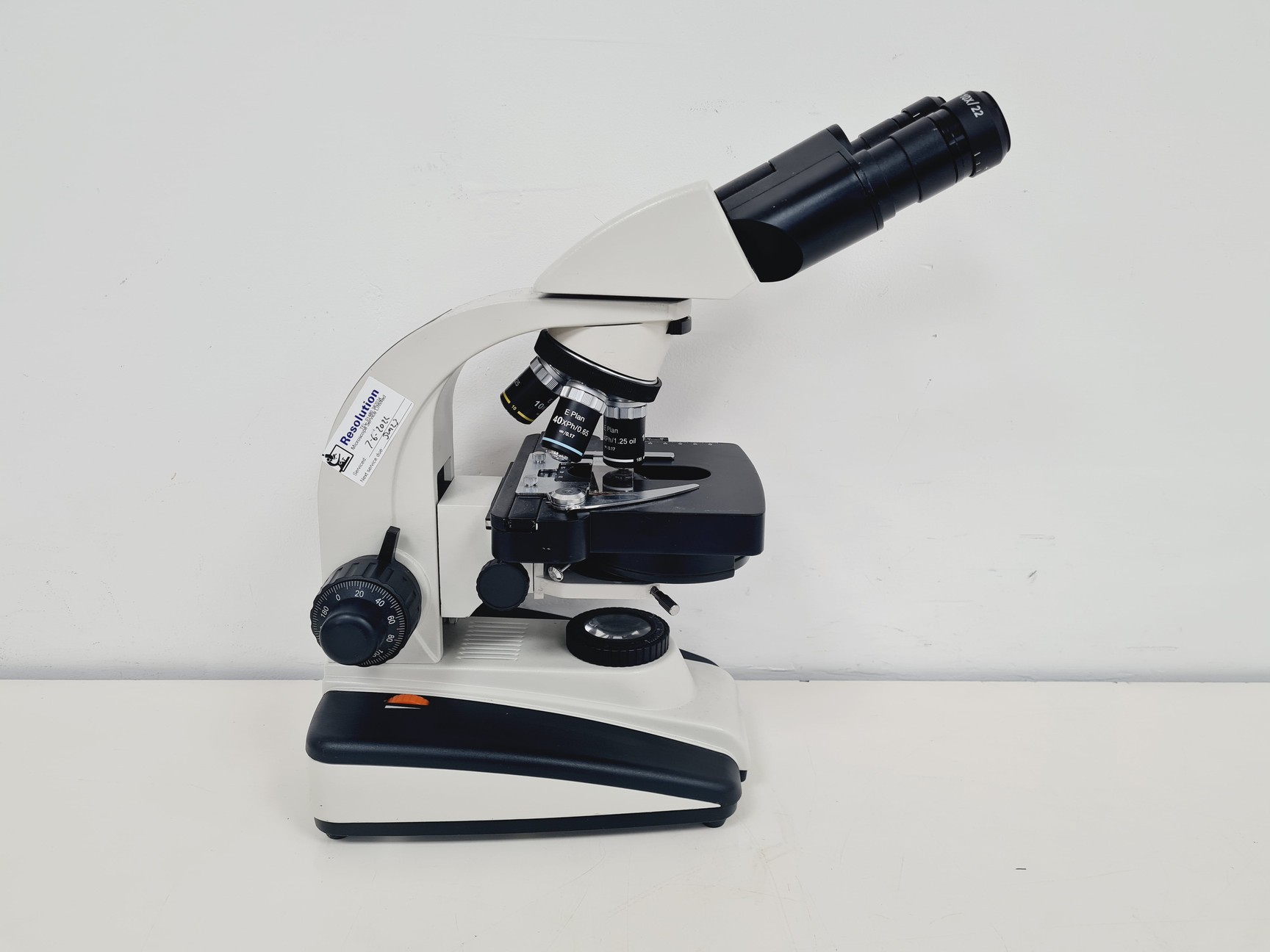 Image of Prior PL012 Binocular Microscope With 4 x Objectives Lab