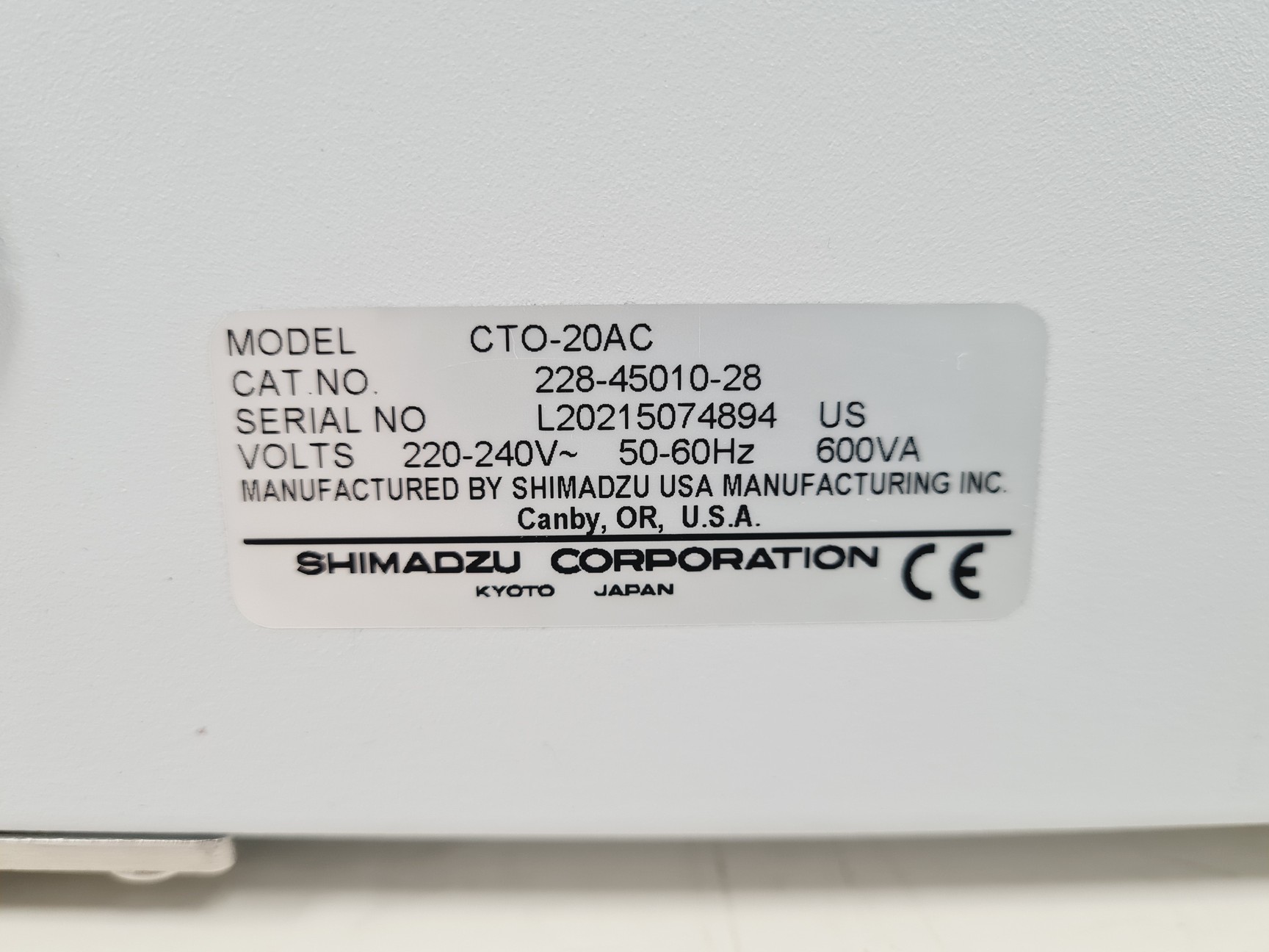 Image of Shimadzu LCMS-2020 LC-MS System 
