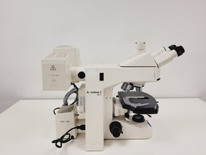 Thumbnail image of Zeiss Axioskop 2 MAT w/ 4 X Objectives (Plan-NEOFLAUR, Epiplan) & EBQ 100 PSU 