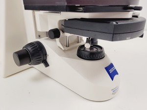 Thumbnail image of Zeiss Axioskop 2 MAT w/ 4 X Objectives (Plan-NEOFLAUR, Epiplan) & EBQ 100 PSU 