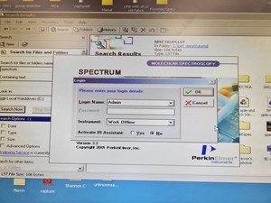 Thumbnail image of Perkin Elmer Spectrum One FTIR Spectrometer + Spotlight Imaging System S/R Lab