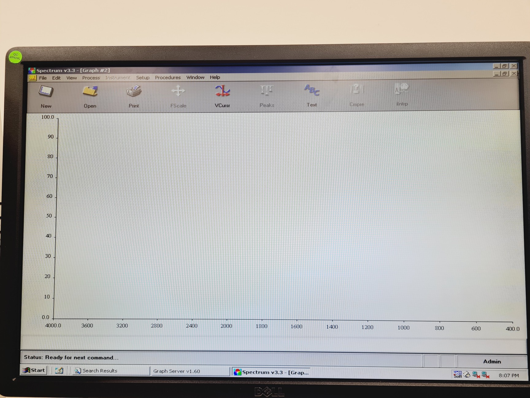 Image of Perkin Elmer Spectrum One FTIR Spectrometer + Spotlight Imaging System S/R Lab