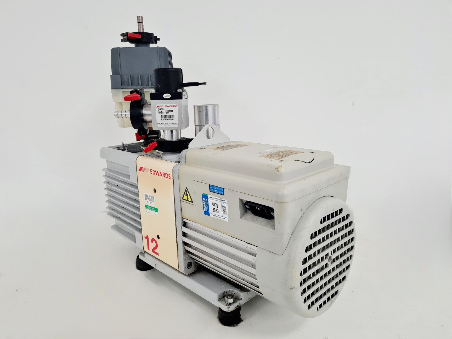 Image of Edwards 12 RV12 Rotary Vane Vacuum Pump Lab