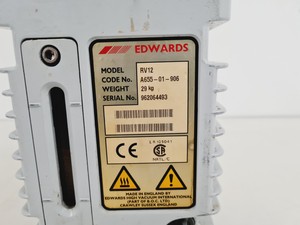 Thumbnail image of Edwards 12 RV12 Rotary Vane Vacuum Pump Lab