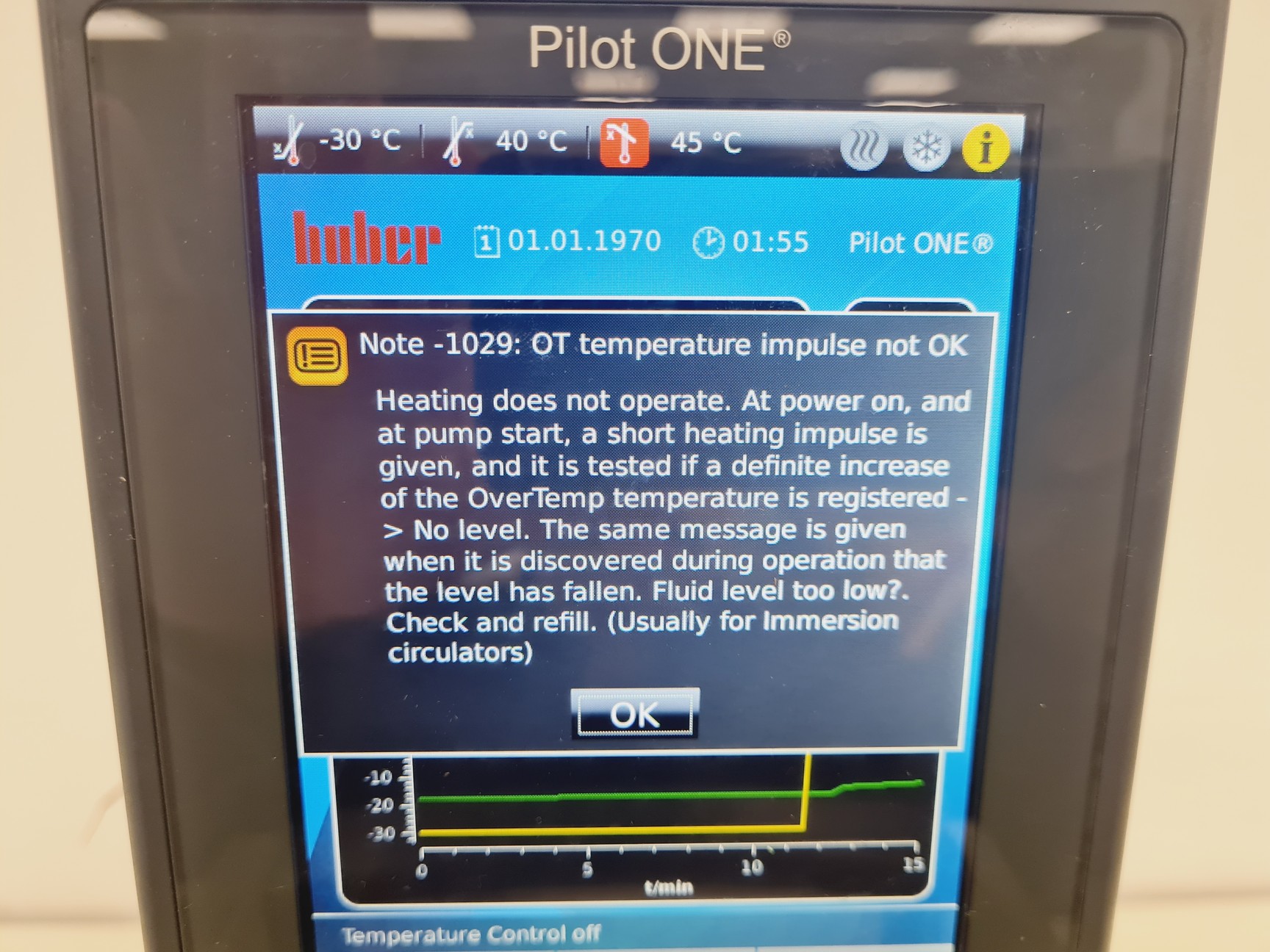 Image of Huber K6 Re-Circulating Chiller With Pilot One Thermostat Lab