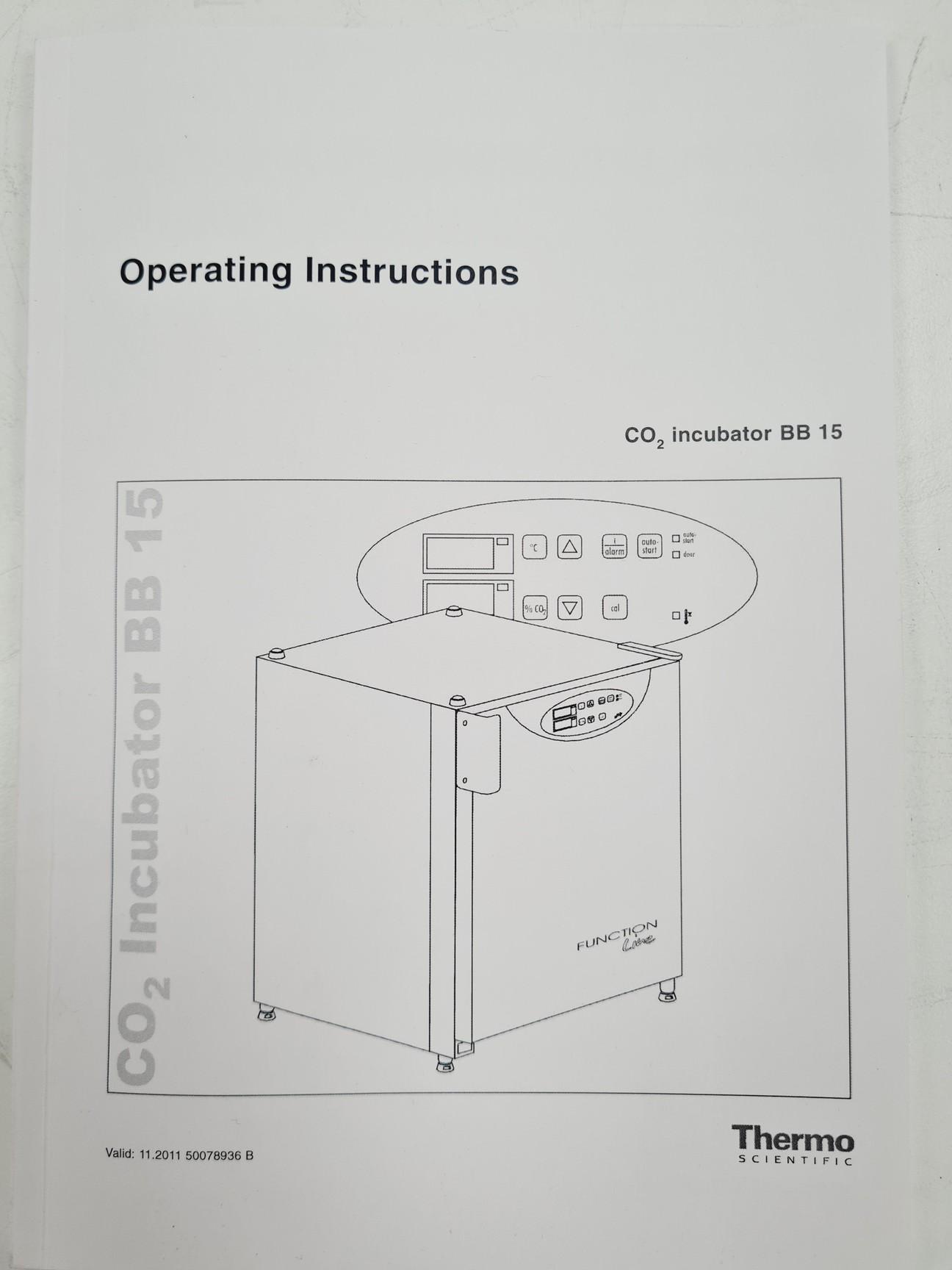 Image of Thermo Scientific CO2 incubator BB15 Lab Spares/Repairs