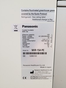 Thumbnail image of Panasonic MIR-154-PE Cooled Incubator Lab