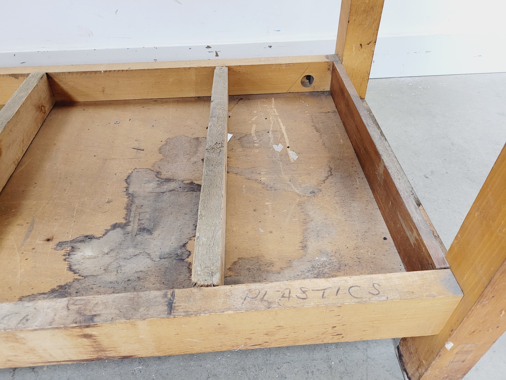 Image of Industrial Workbench with Drawer and Shelving