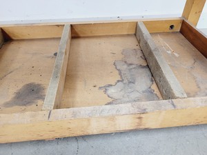 Thumbnail image of Industrial Workbench with Drawer and Shelving