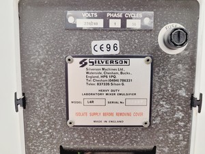 Thumbnail image of Silverson L4R/L4RT Homogeniser Lab