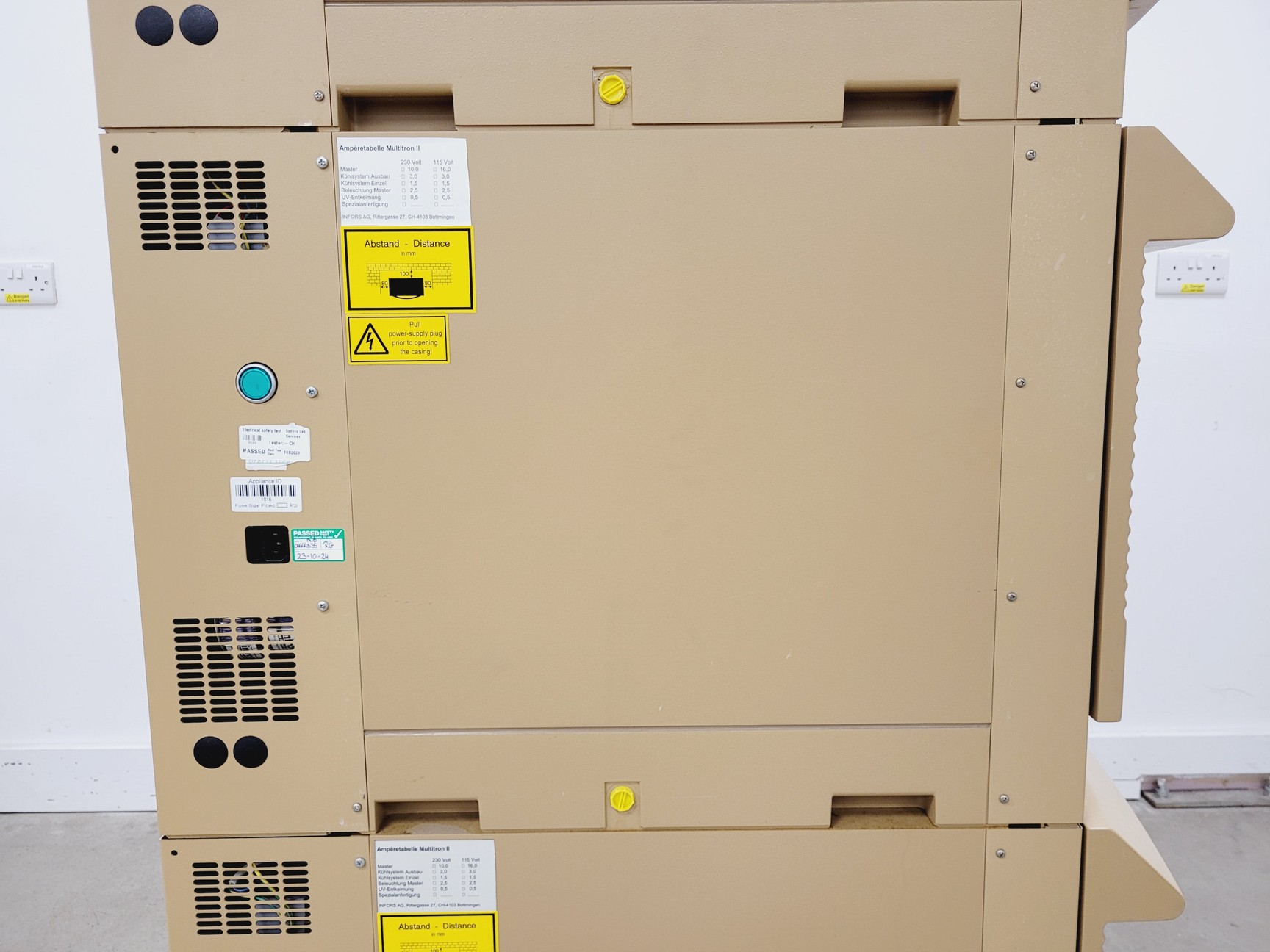 Image of HT Infors Multitron Triple Stack Incubator with Humidity and CO2 Lab Faulty