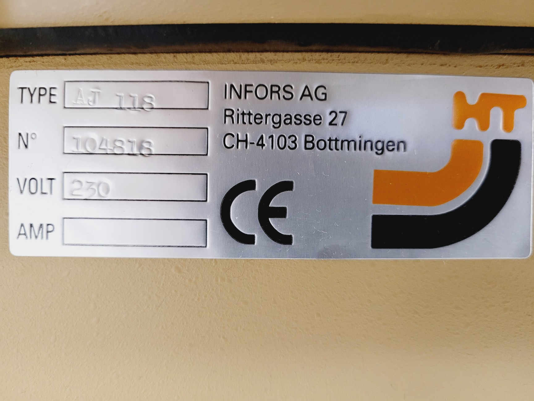 Image of HT Infors Multitron Triple Stack Incubator with Humidity and CO2 Lab Faulty