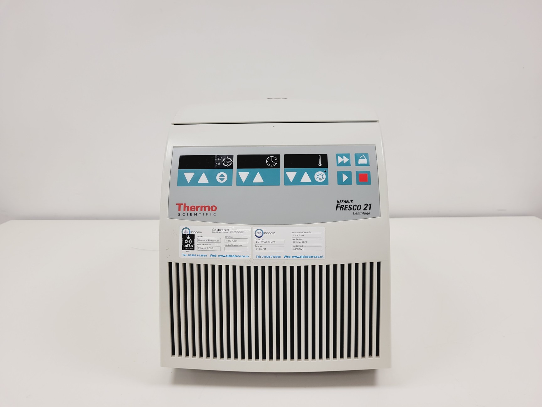 Image of Thermo Scientific Fresco 21 Refrigerated Benchtop Centrifuge Lab