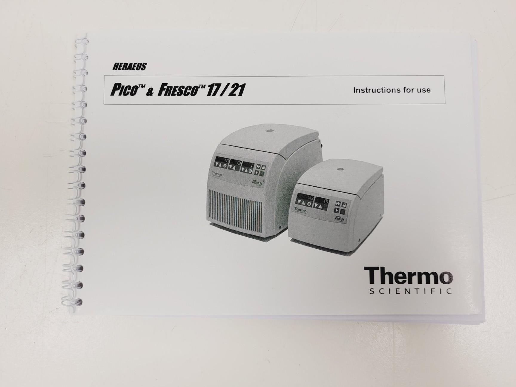 Image of Thermo Scientific Fresco 21 Refrigerated Benchtop Centrifuge Lab