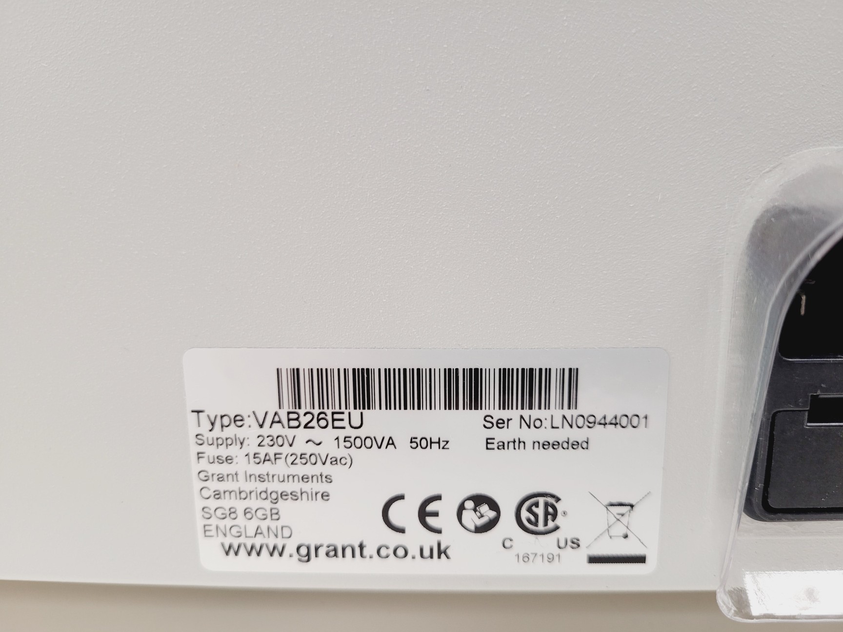 Image of Grant JB Aqua 26 Water Bath 26 Litre Lab