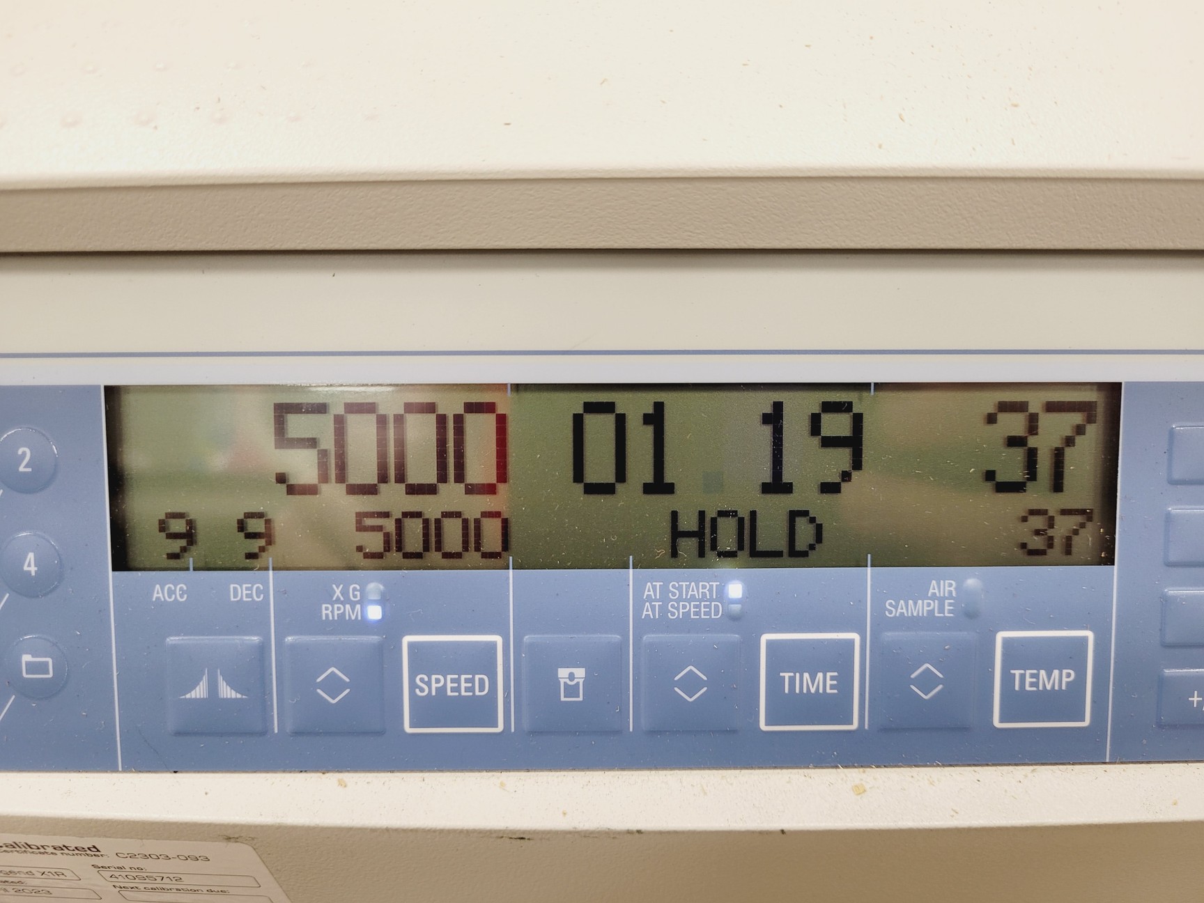 Image of Thermo Scientific Legend X1R Centrifuge with 5000rpm Rotor Lab