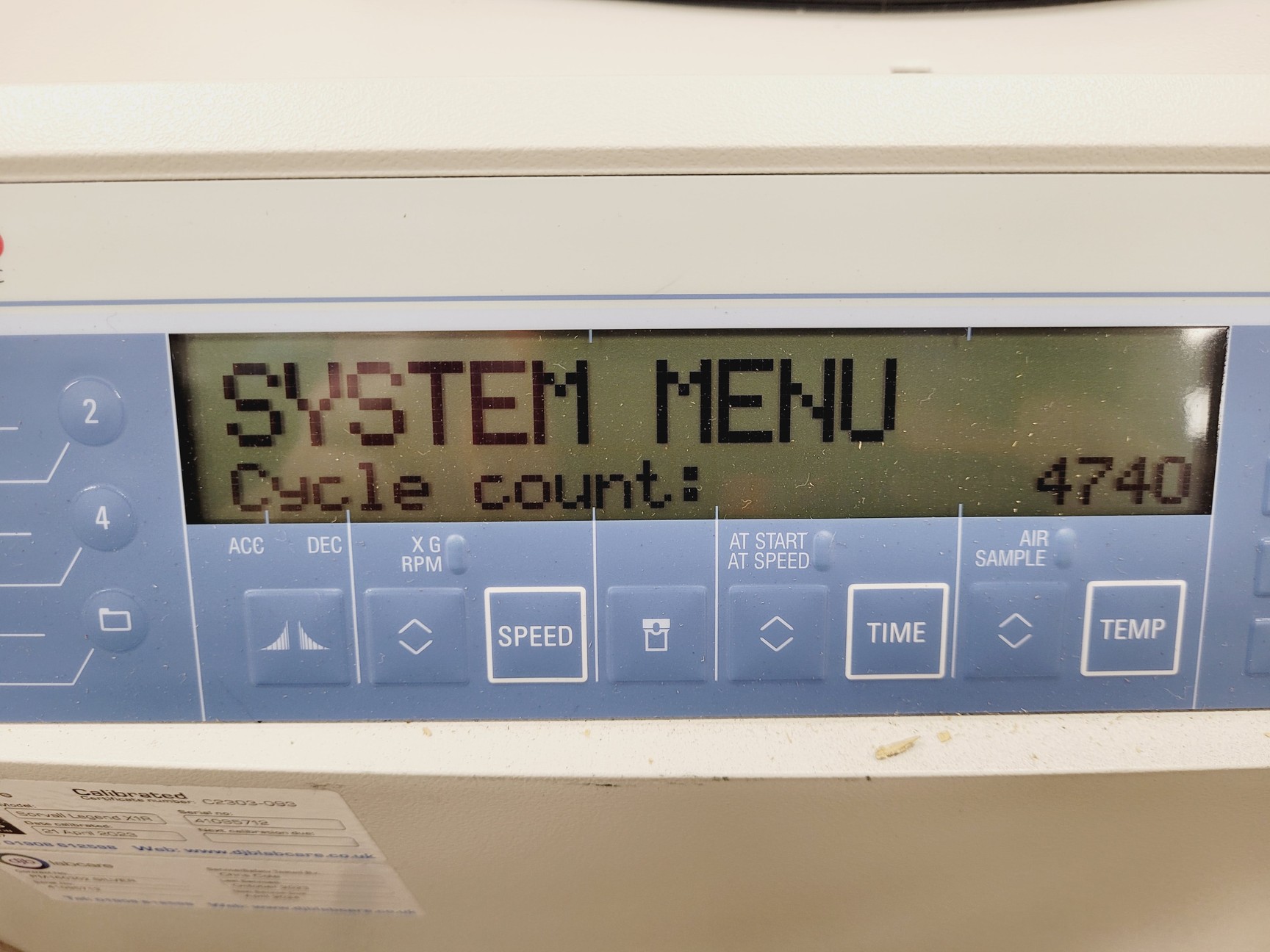 Image of Thermo Scientific Legend X1R Centrifuge with 5000rpm Rotor Lab