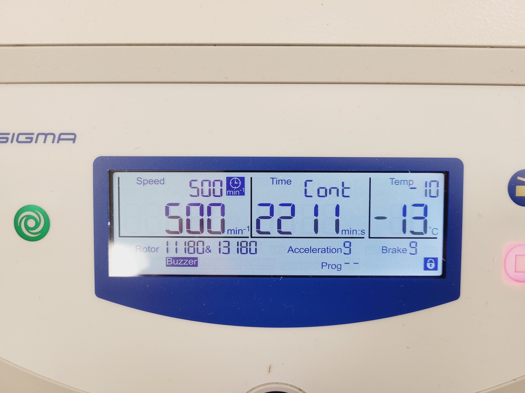 Image of Sigma 3-16KL Centrifuge Lab