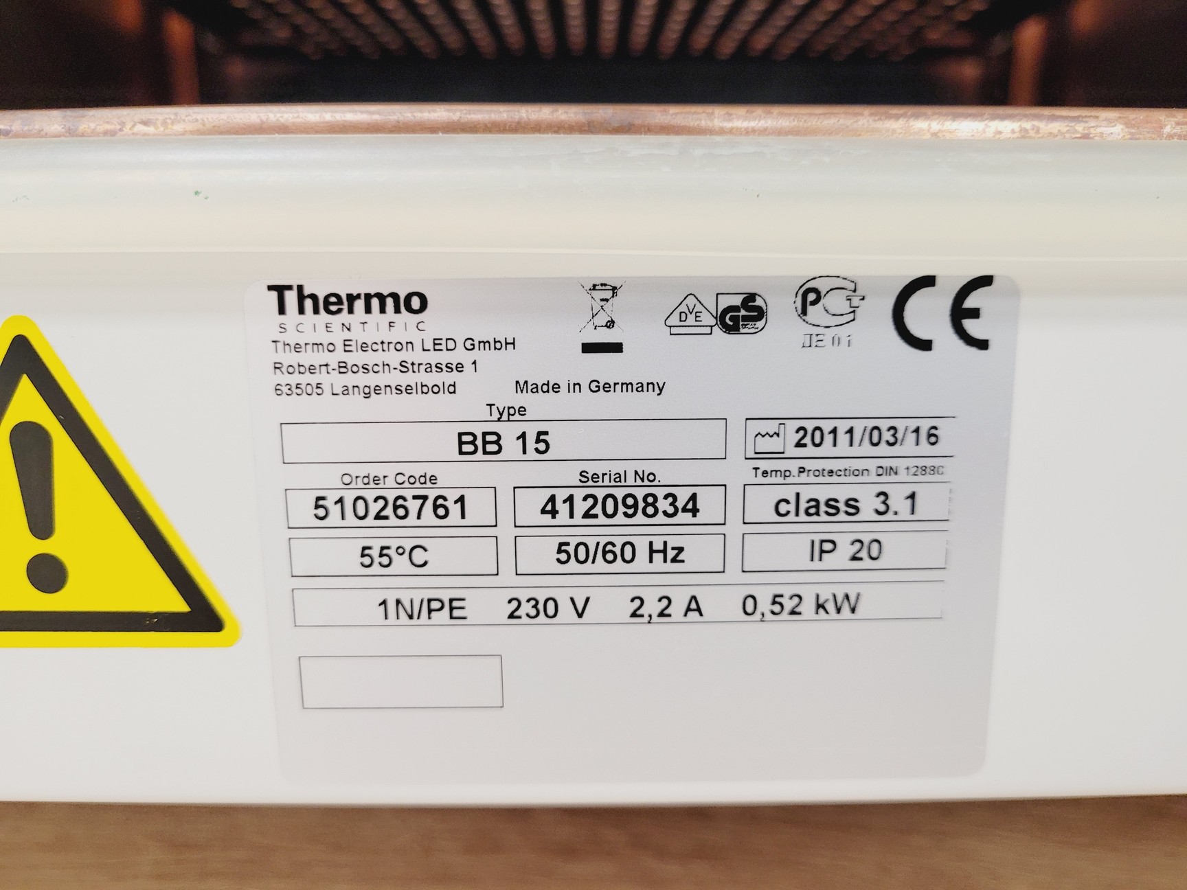 Image of Thermo Scientific BB15 Function Line Co2 Double Stack Incubator Lab