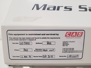 Thumbnail image of Scanlaf Mars 1200 Class 2 Safety Cabinet Lab