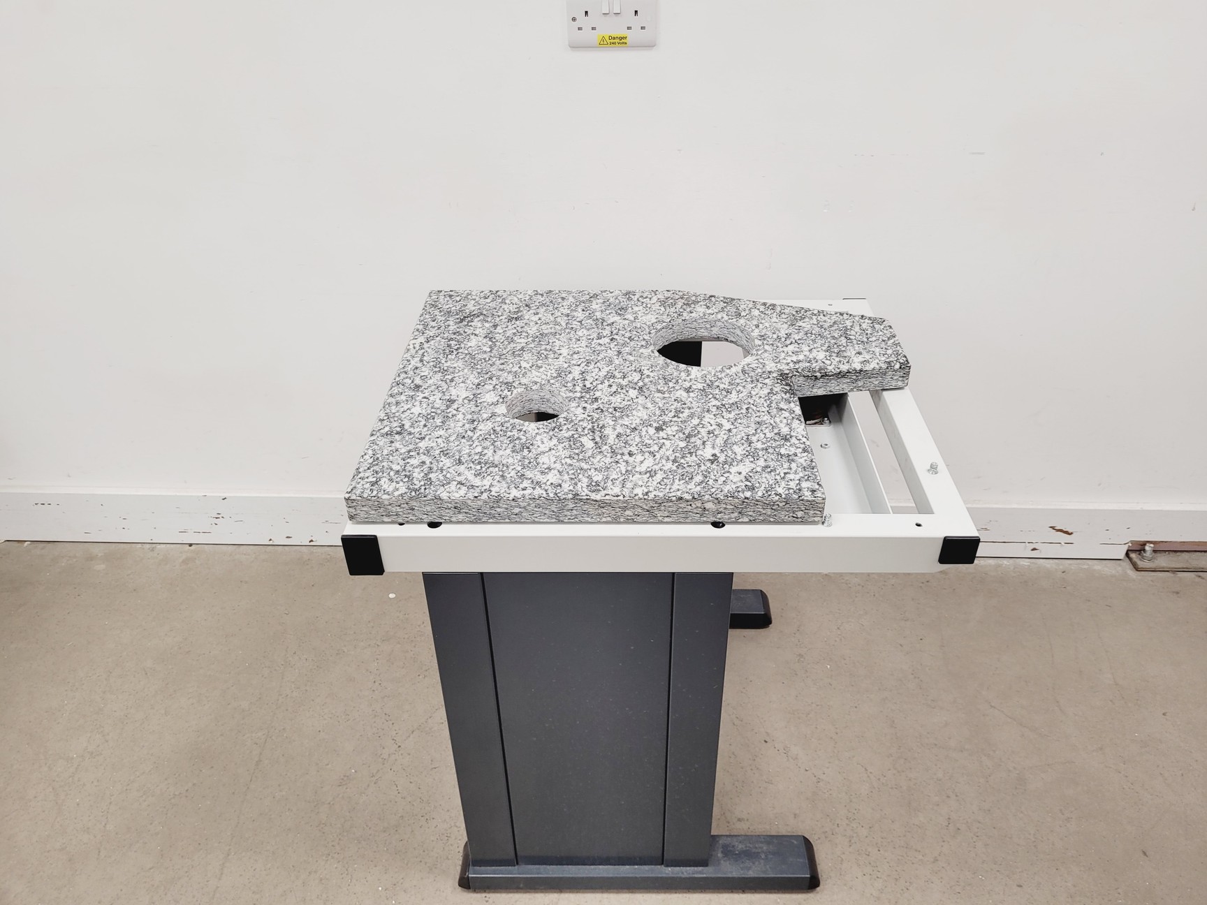 Image of Granite Topped Isolation Table - Removed from Zeiss Confocal System Lab