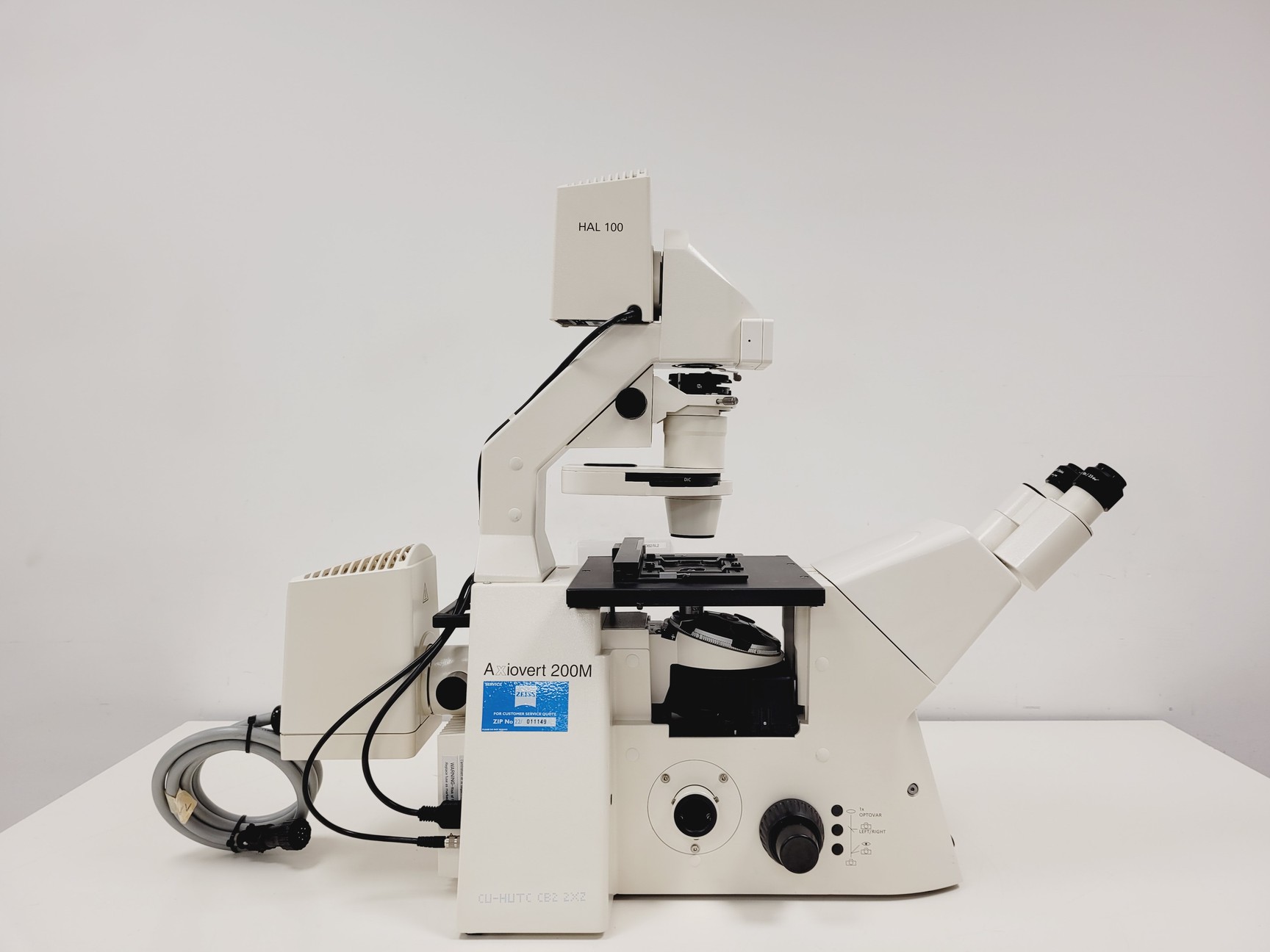 Image of Zeiss Axiovert 200M Fluorescence Microscope w/ Zeiss Plan-NEOFLUAR 20x/0.50 Lab