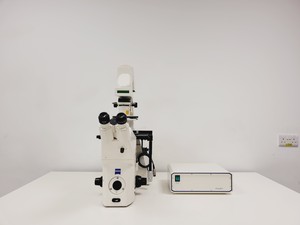 Thumbnail image of Zeiss Axiovert 200M Fluorescence Microscope w/ Zeiss Plan-NEOFLUAR 20x/0.50 Lab