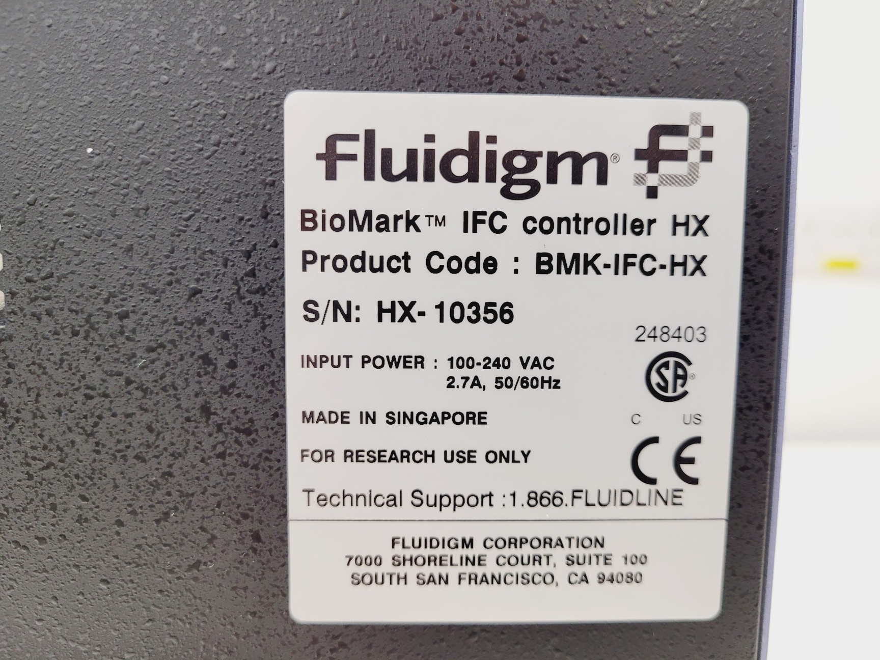Image of Fluidigm BioMark HD System with MX, RX & HX Modules Spares/Repair Lab