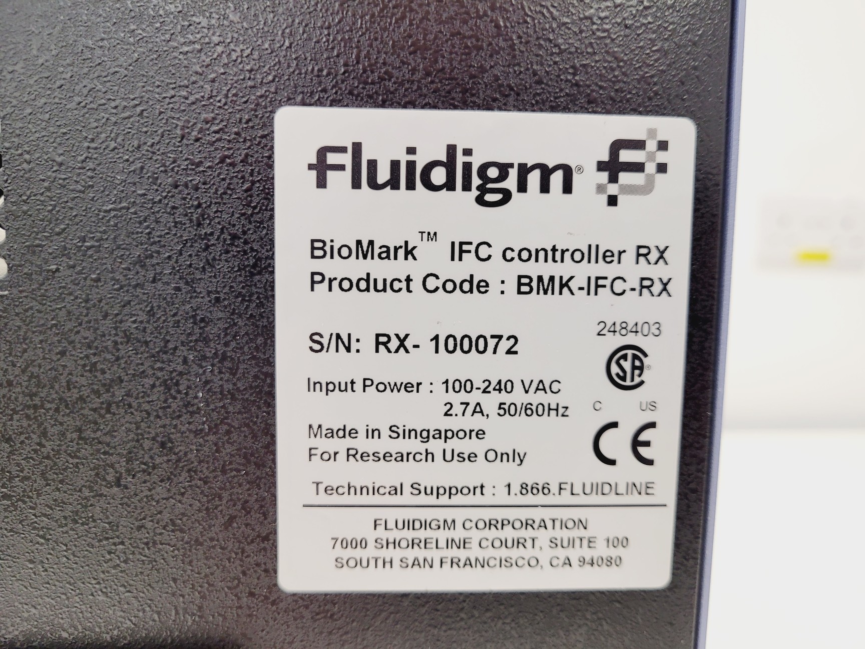 Image of Fluidigm BioMark HD System with MX, RX & HX Modules Spares/Repair Lab