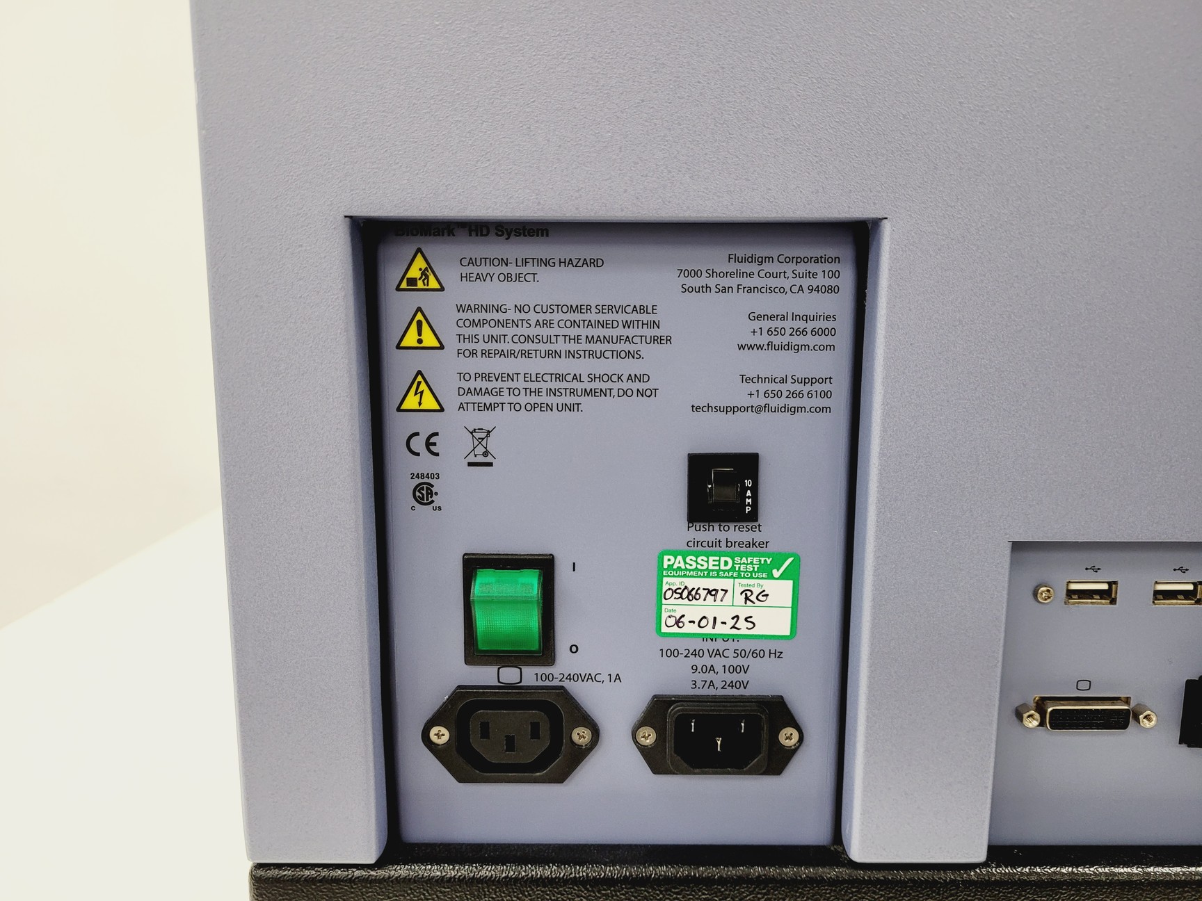 Image of Fluidigm BioMark HD System with MX, RX & HX Modules Spares/Repair Lab