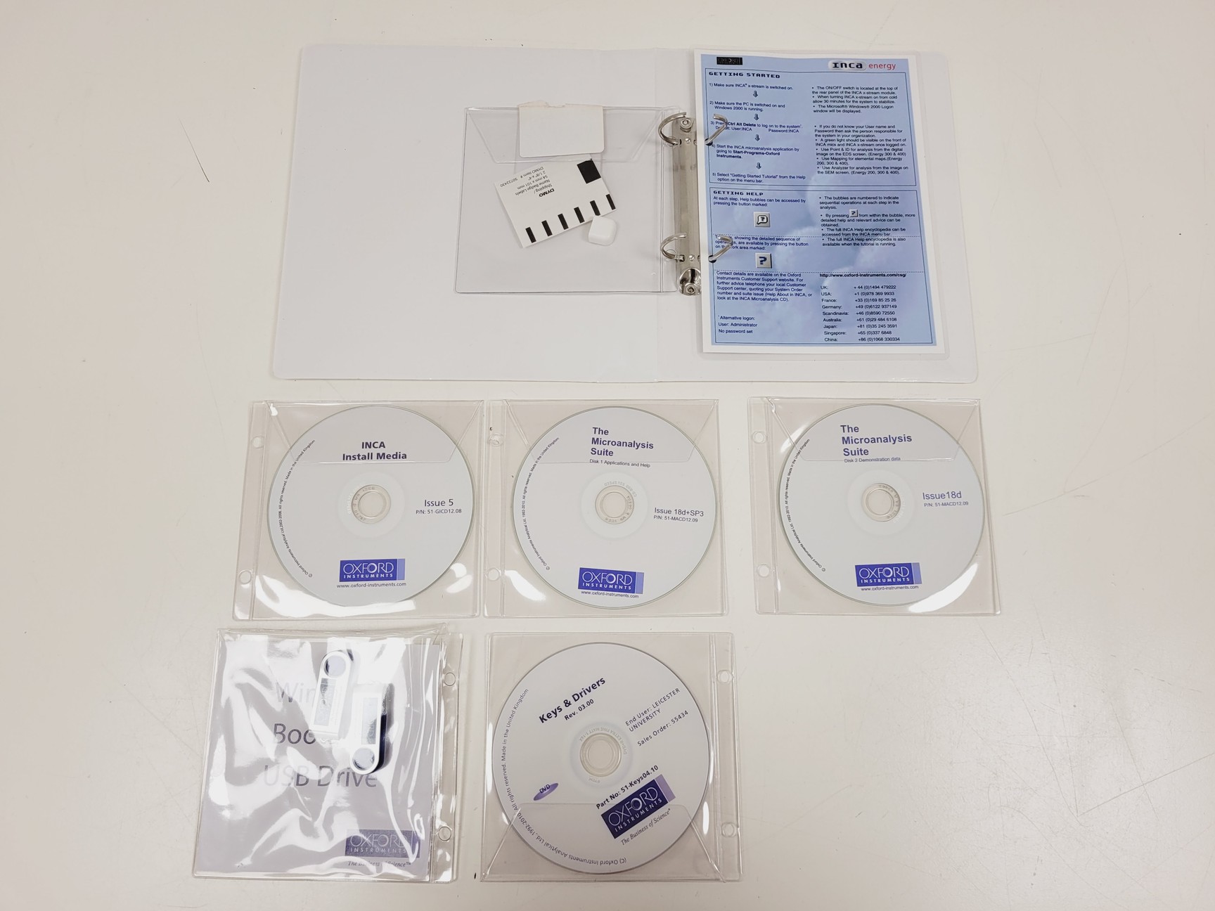 Image of Oxford Instruments INCAx-Act Energy Dispersive ED Spectrometer System Parts Lab