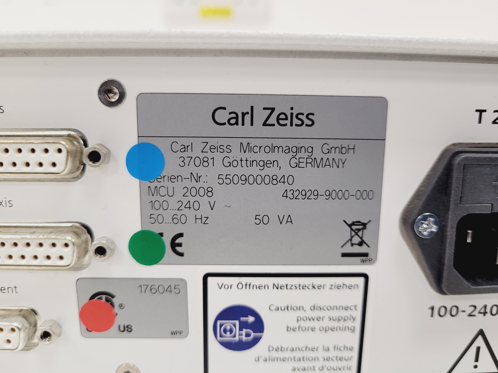 Image of Zeiss LSM780 Confocal Microscope System Observer .Z1 Zeiss Zen Software Lab