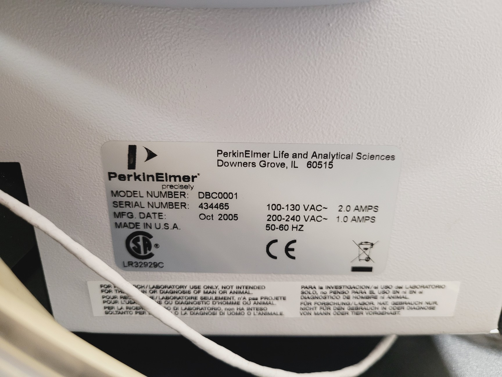 Image of Perkin Elmer Piezorray Flexible Non-contact Microarraying System Spares/Repair