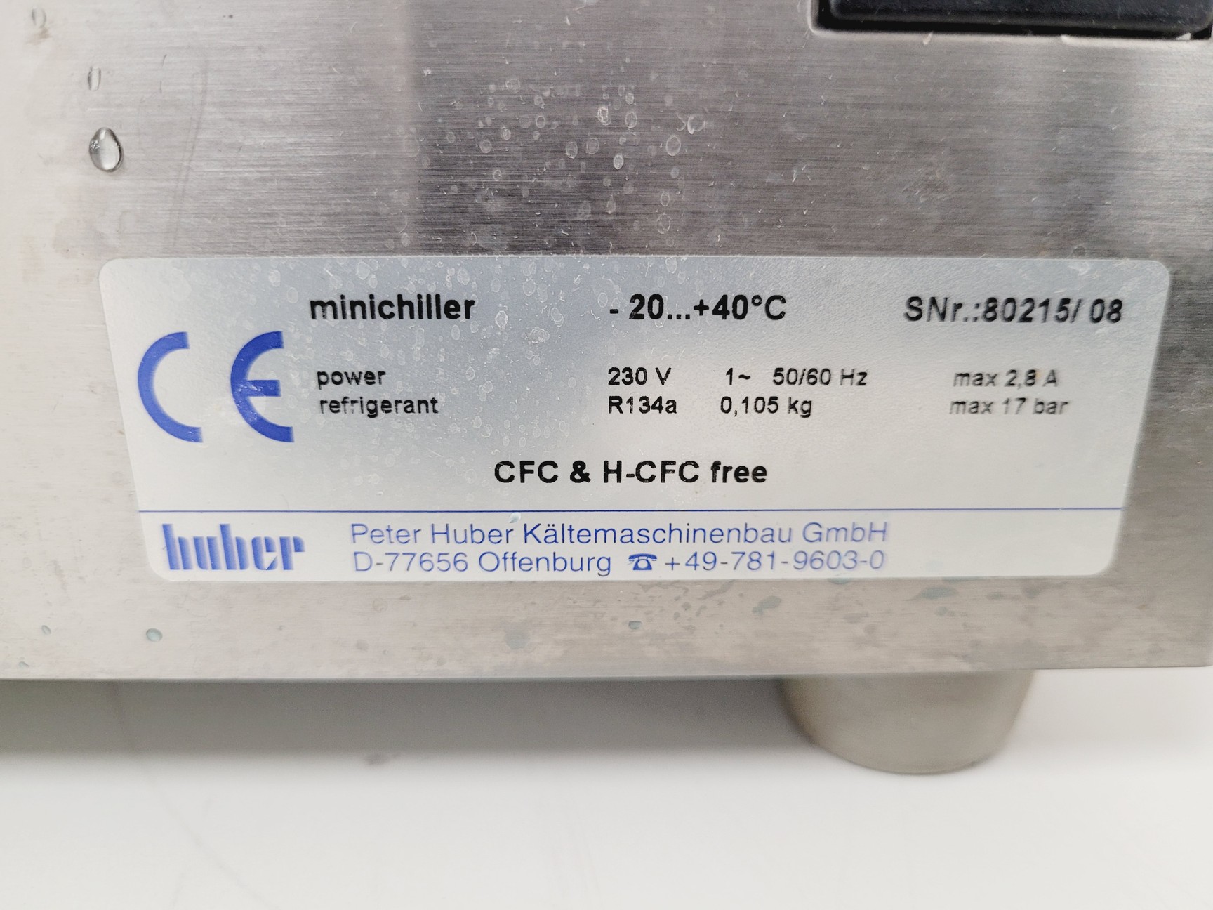 Image of Huber MiniChiller Recirculating Chiller Lab