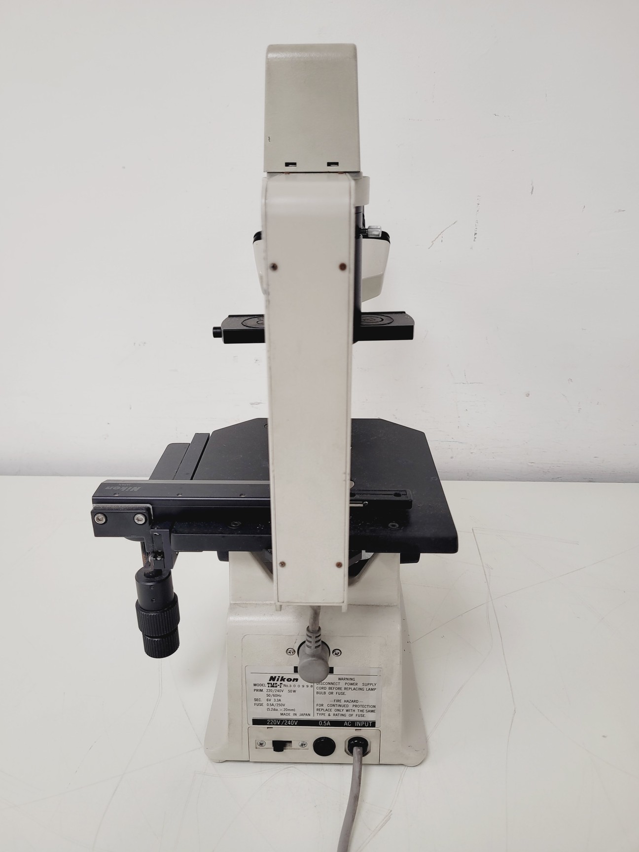 Image of Nikon TMS-F Inverted Microscope w/ 3 x Objectives Spares/Repairs