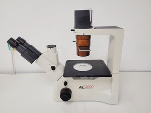 Thumbnail image of Motic AE2000 Microscope w/ 4 x Objectives LWD, PLAN, Ph1 4x 10x 20x 40x Lab