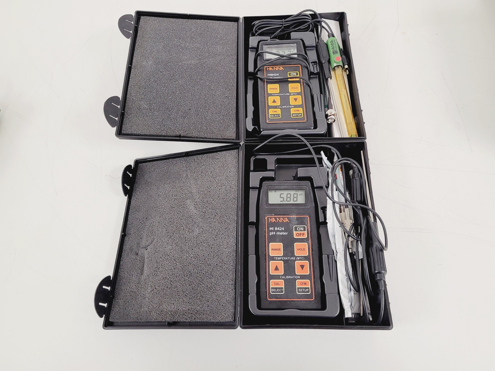 Image of 6 x Hanna HI 8424 PH Meter Lab