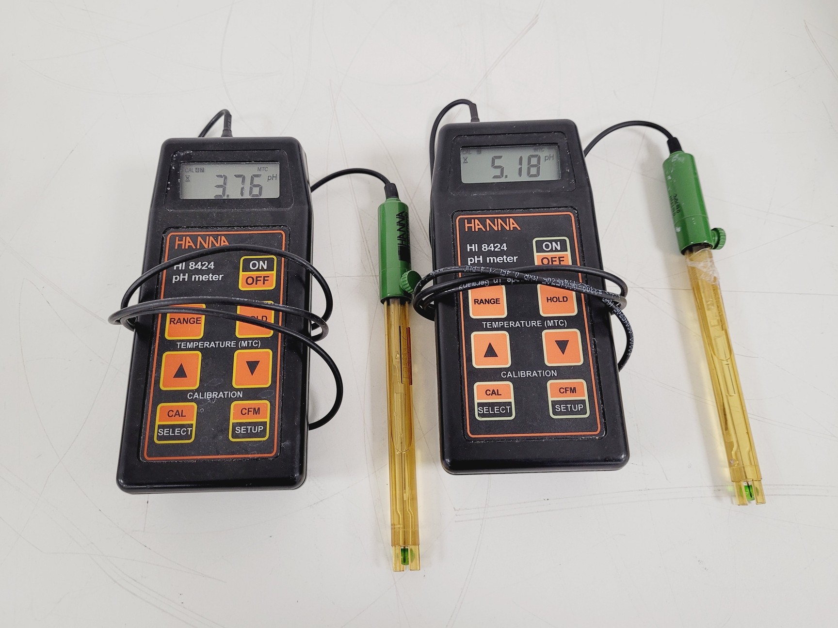 Image of 6 x Hanna HI 8424 PH Meter Lab