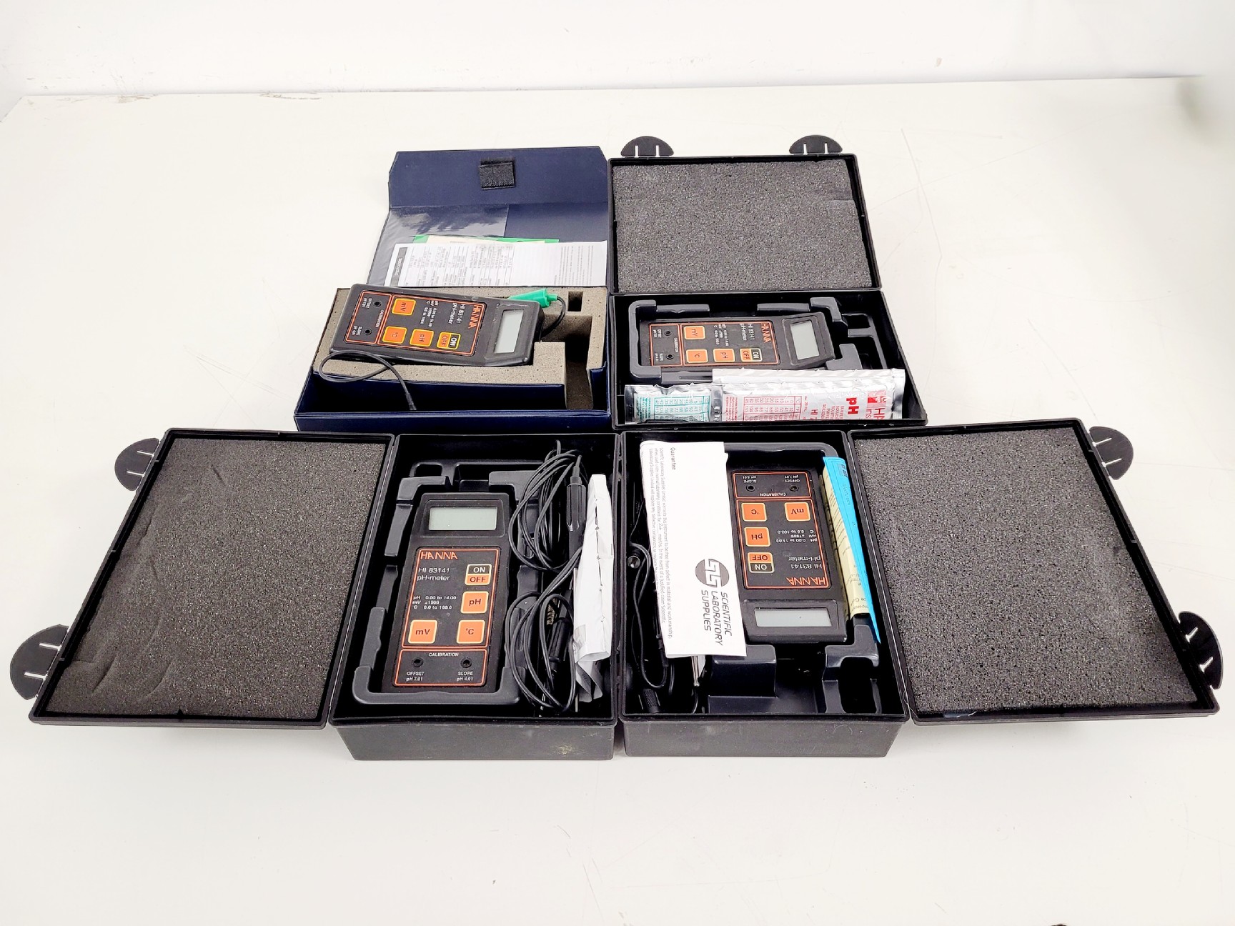 Image of 4 x Hanna HI 83141 PH Meters Lab