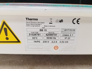 Thumbnail image of Thermo Scientific CO2 Incubator BB15 Lab