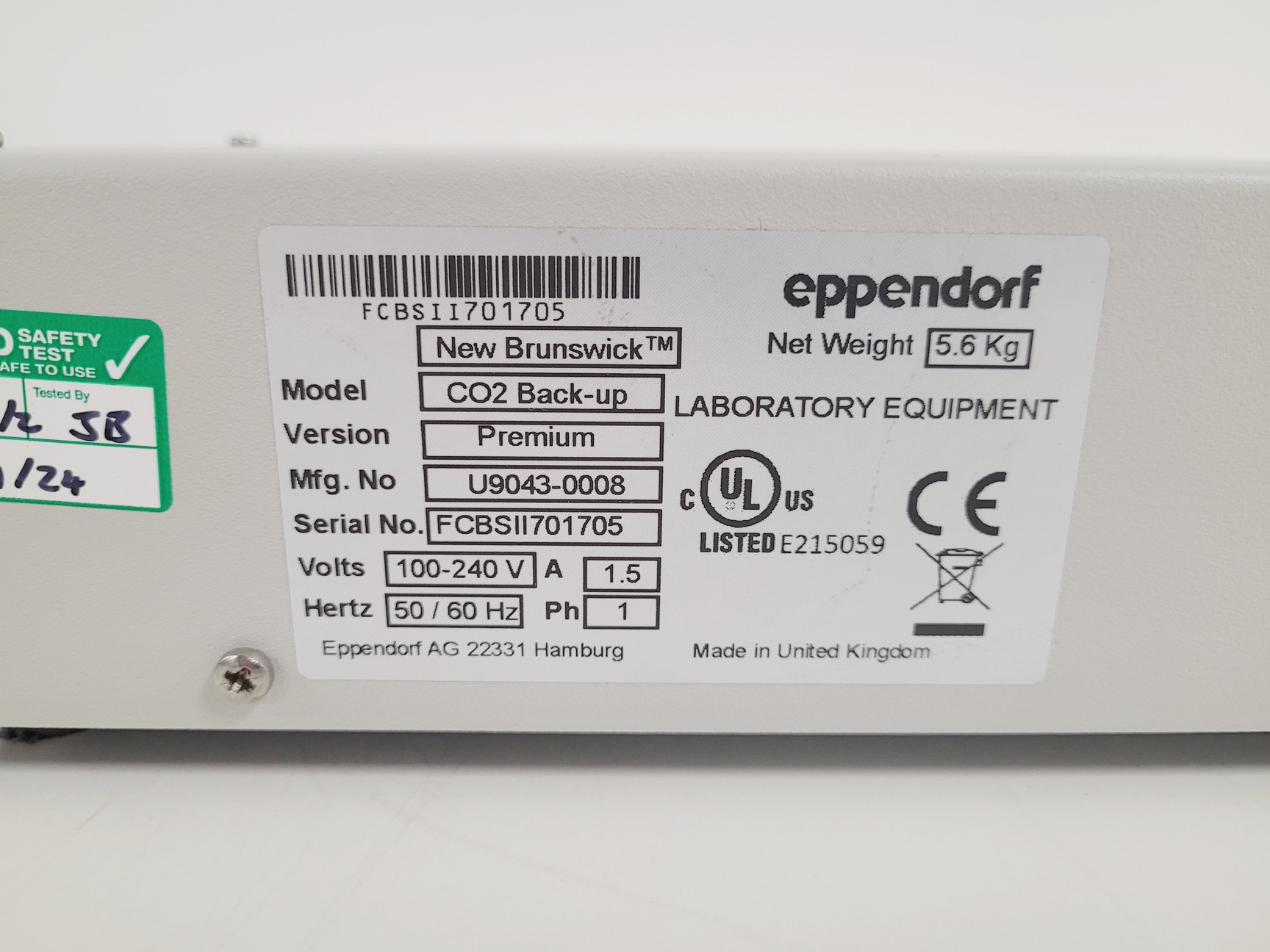 Image of 5 x New Brunswick CO2 Back Up Premium Controls Lab