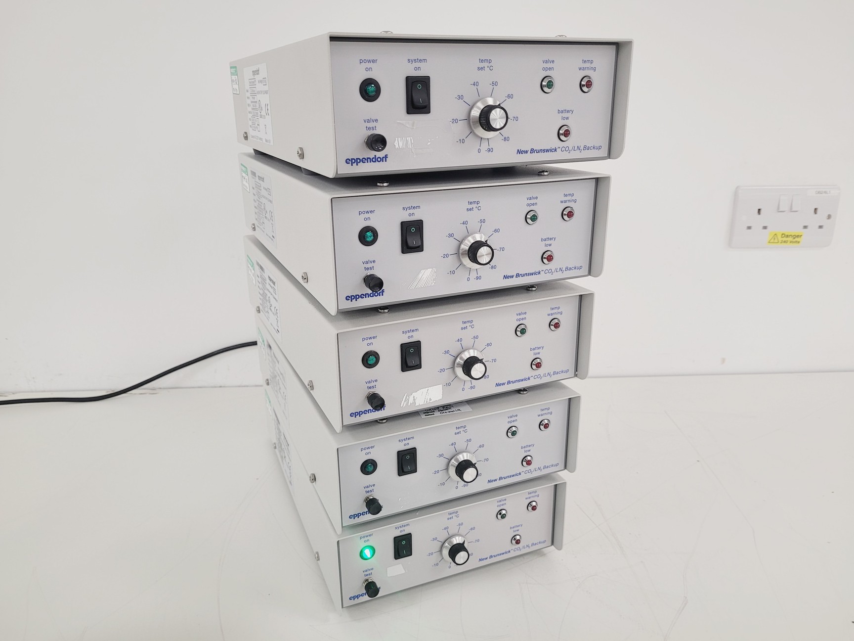 Image of 5 x New Brunswick CO2 Back Up Premium Controls Lab